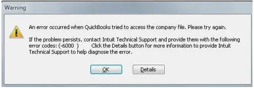 quickbooks error 6000