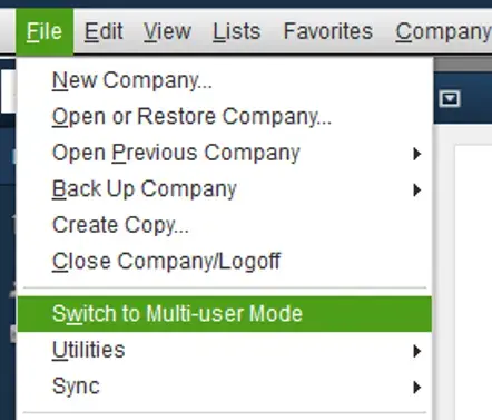 switch multi-user mode