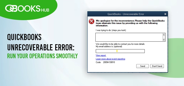 QuickBooks Unrecoverable Error