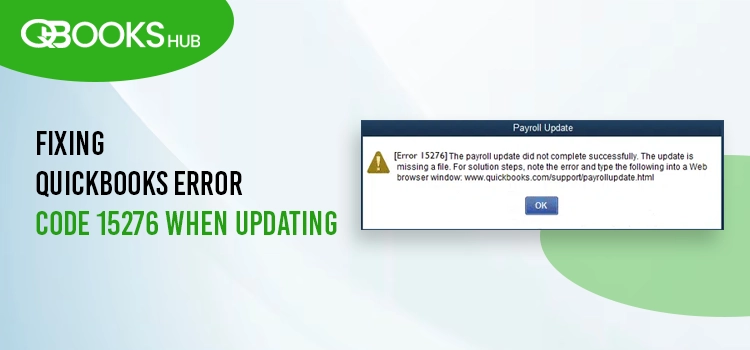 QuickBooks Error 15276