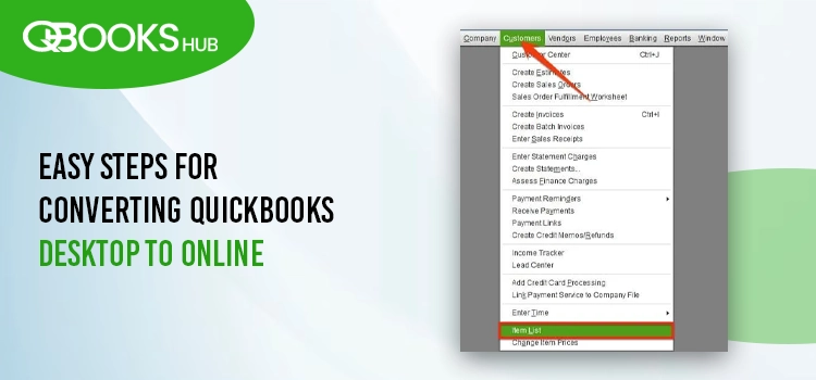 Converting QuickBooks Desktop to Online